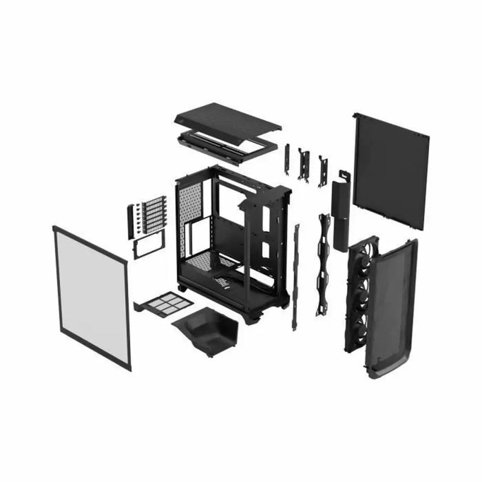 ATX полу-висока кутия Fractal Черен