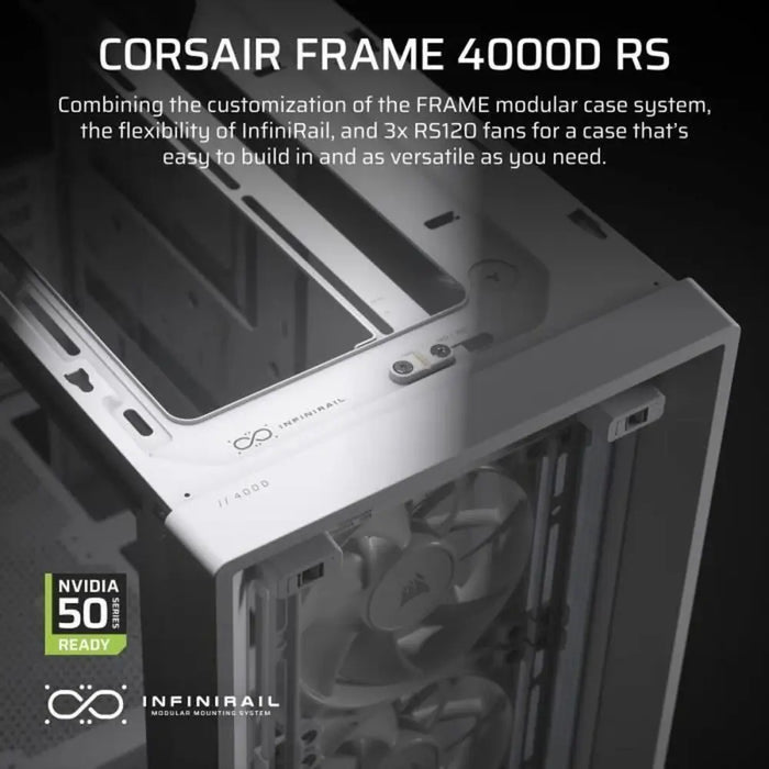 ATX полу-висока кутия Corsair Бял