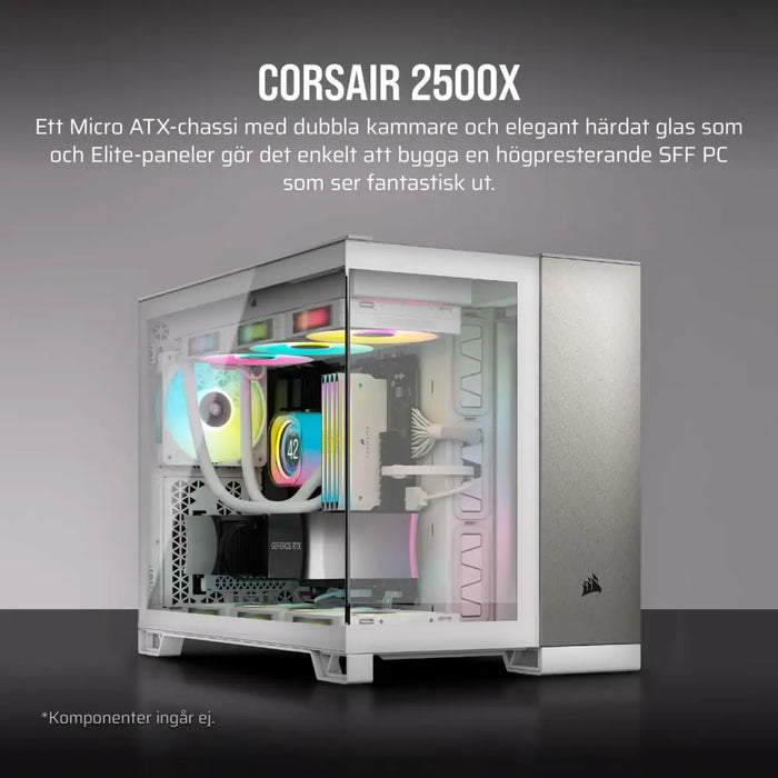 ATX полу-висока кутия Corsair Бял