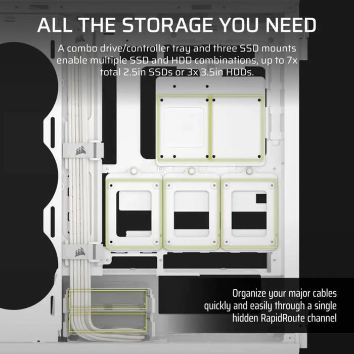 ATX полу-висока кутия Corsair CC-9011301-WW Бял