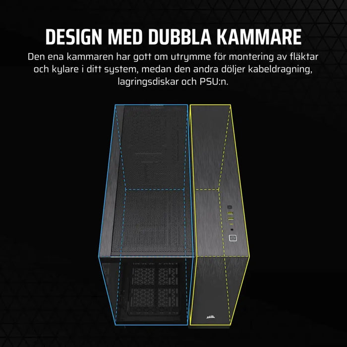 ATX полу-висока кутия Corsair Черен