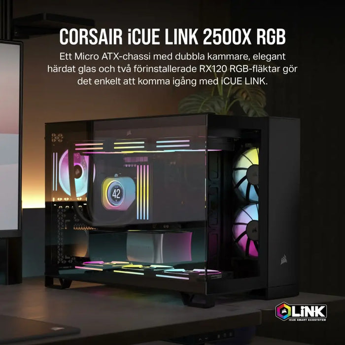 ATX полу-висока кутия Corsair Черен