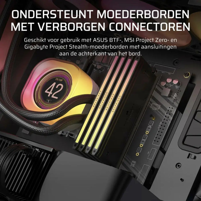 ATX полу-висока кутия Corsair Черен