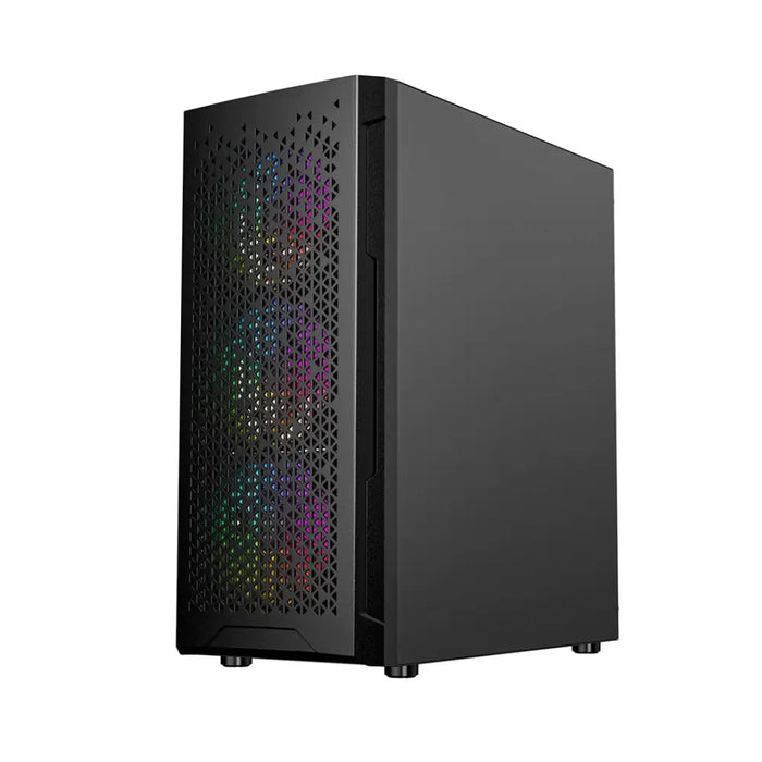 ATX полу-висока кутия GEMBIRD CCC-FC-400X Черен Многоцветен