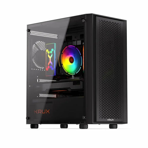 ATX полу-висока кутия Krux KRXD002 Черен