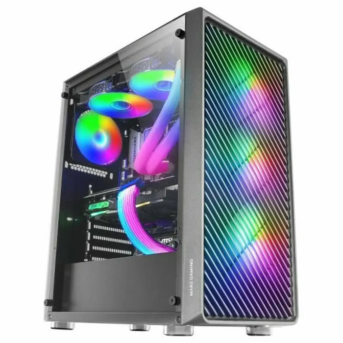 ATX полу-висока кутия Mars Gaming MCF Черен
