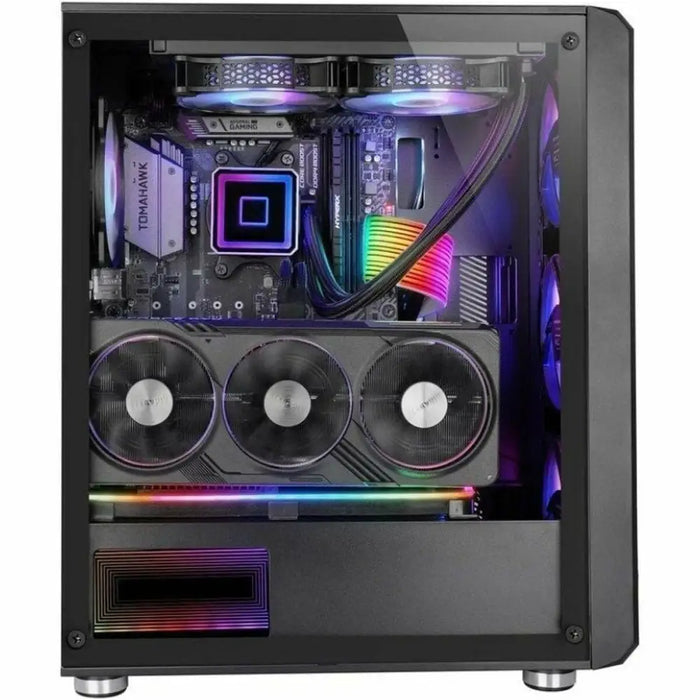 ATX полу-висока кутия Mars Gaming MCVAULT Черен