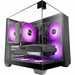 ATX полу-висока кутия Mars Gaming MCVISIONM Черен