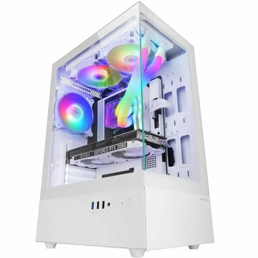 ATX полу-висока кутия Mars Gaming MCXOW Бял