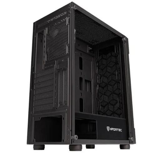 ATX полу-висока кутия Nfortec NF-CS-AZIR-B Черен