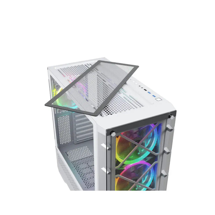 ATX полу-висока кутия Nfortec NF-CS-DRACOX-W
