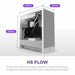 ATX полу-висока кутия NZXT H5 FLOW Бял