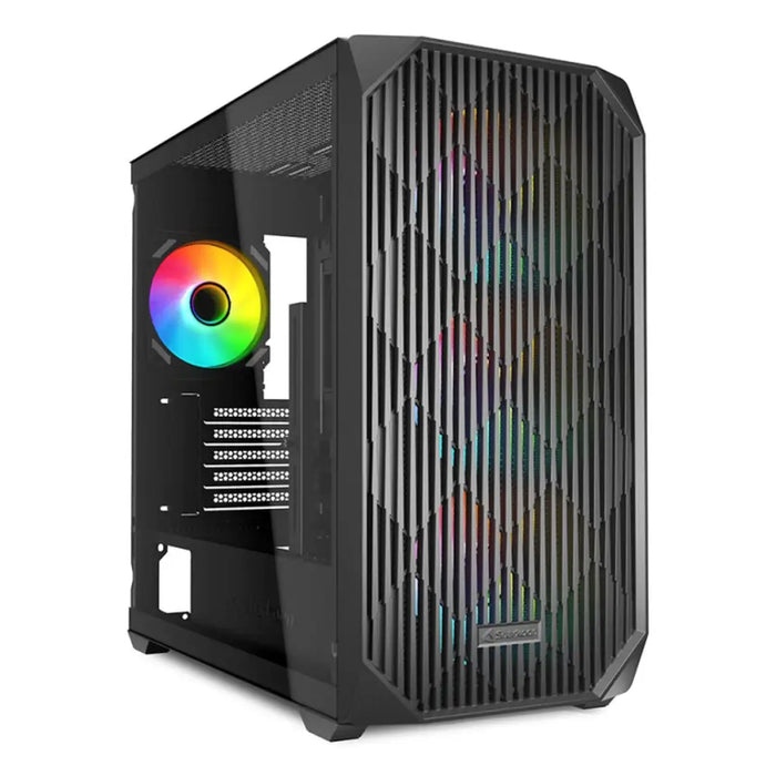 ATX полу-висока кутия Sharkoon MK3 RGB Черен