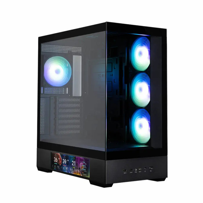 ATX полу-висока кутия Zalman P40 DS BLACK Черен