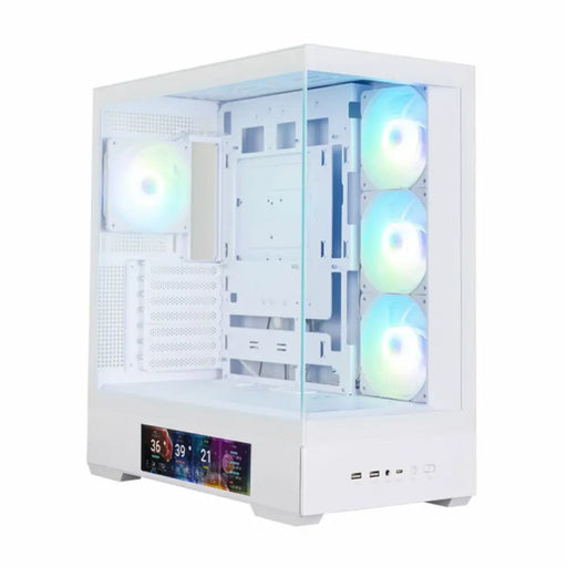 ATX полу-висока кутия Zalman P40 DS WHITE Бял