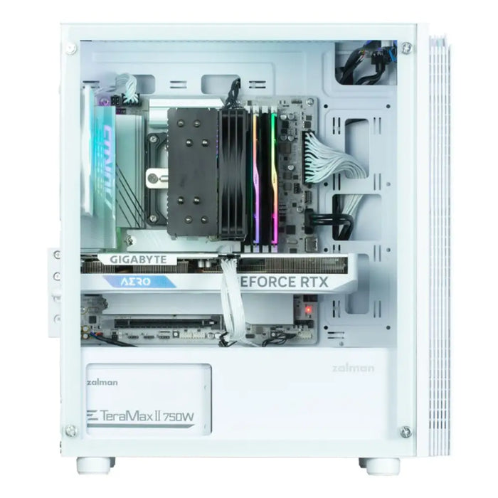 ATX полу-висока кутия Zalman T4 PLUS Бял