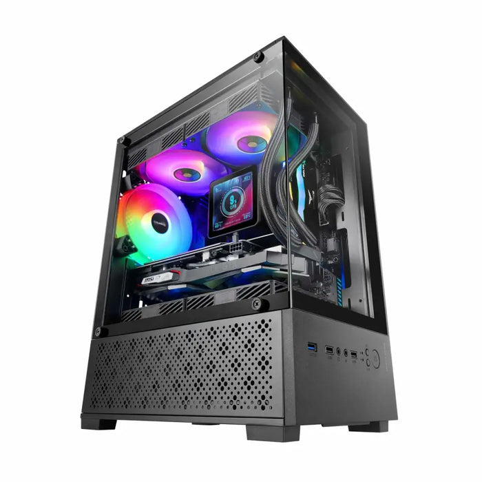 ATX полу-висока кутия Mars Gaming MC-SE2 Черен