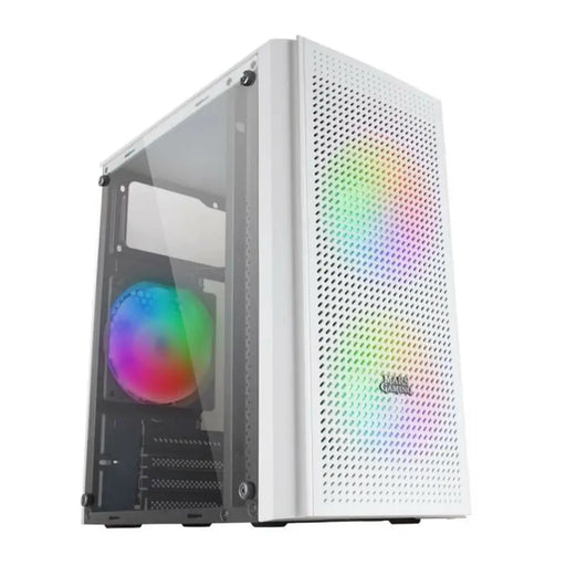 ATX полу-висока кутия Mars Gaming MC300W Бял RGB