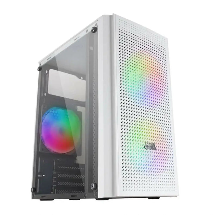ATX полу-висока кутия Mars Gaming MC300W Бял RGB