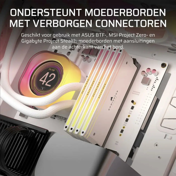 ATX полу-висока кутия Corsair Бял