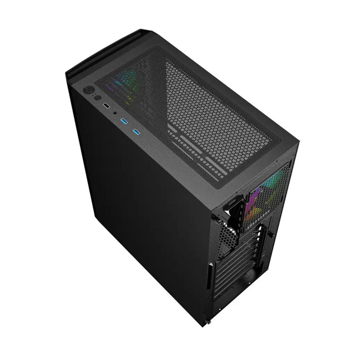 ATX полу-висока кутия GEMBIRD CCC-FC-400X Черен Многоцветен
