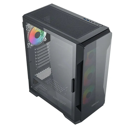 ATX полу-висока кутия KEEP OUT XC-901 PRO Черен