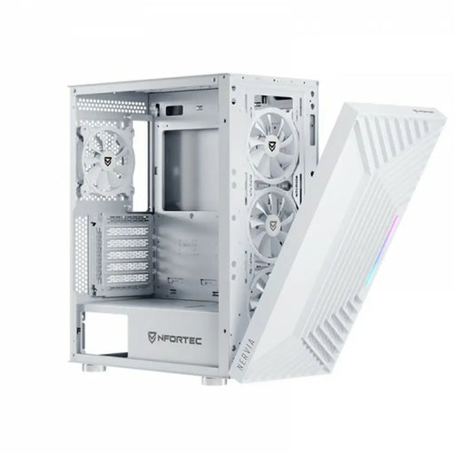 ATX полу-висока кутия Nfortec NF-CS-NERVIA-W Бял