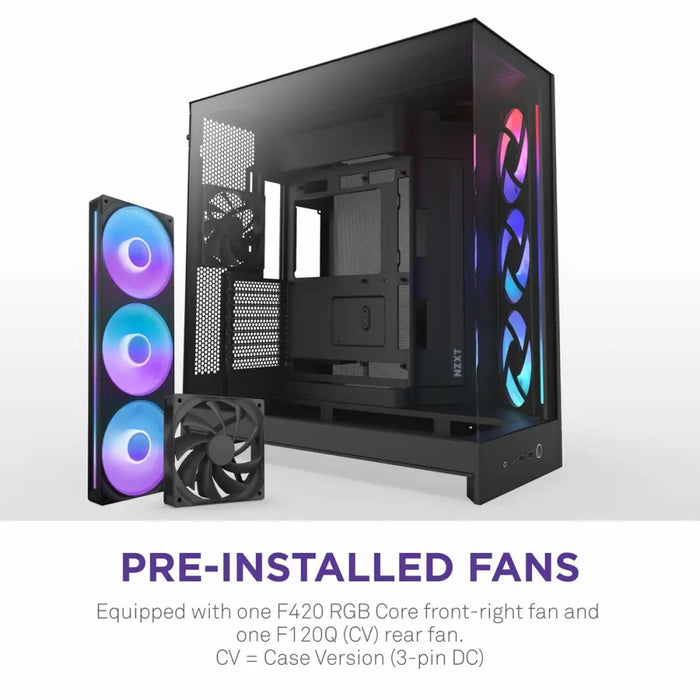 ATX полу-висока кутия NZXT CM-H92FB-R1 Черен