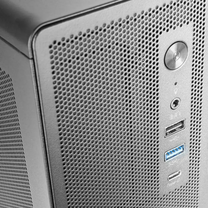 ATX полу-висока кутия Tacens 2AEROSLIM500 Черен