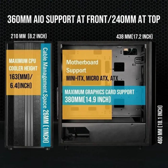 ATX полу-висока кутия BitFenix