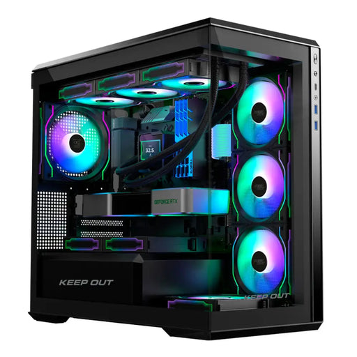 ATX полу-висока кутия KEEP OUT XC-905 PRO+ Черен