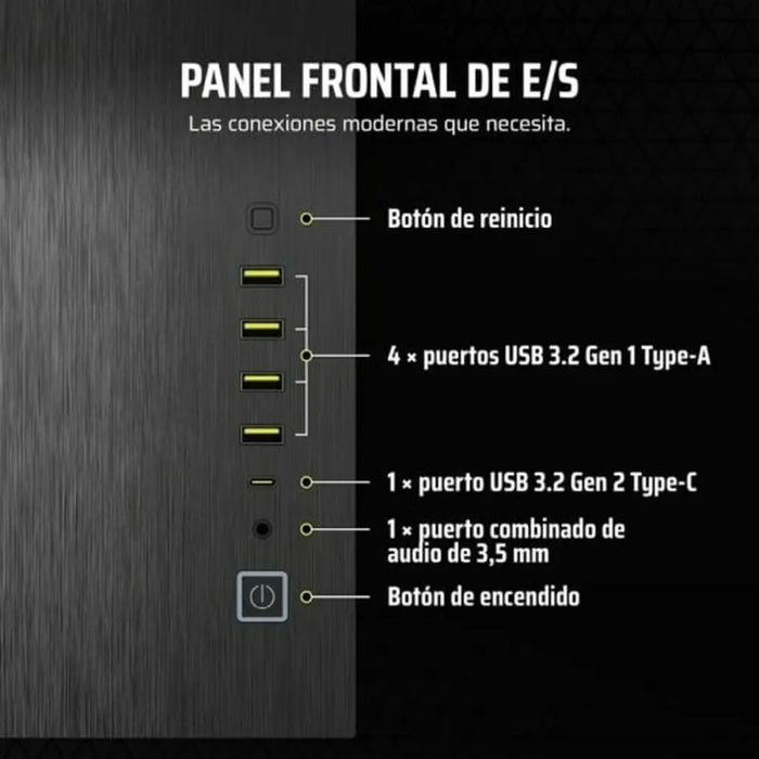 ATX полу-висока кутия Corsair 6500X Черен