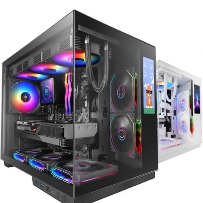 ATX полу-висока кутия Mars Gaming MCMIRAGE Черен