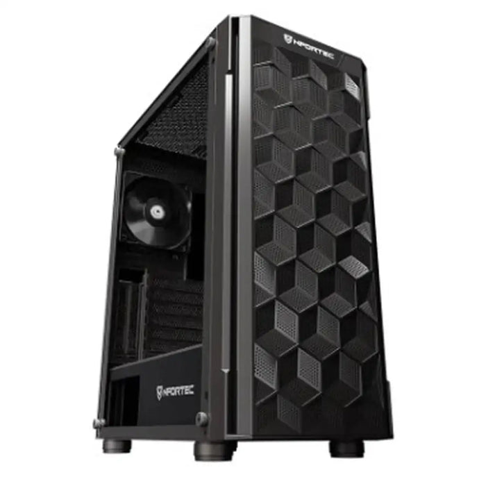 ATX полу-висока кутия Nfortec NF-CS-AZIR-B Черен