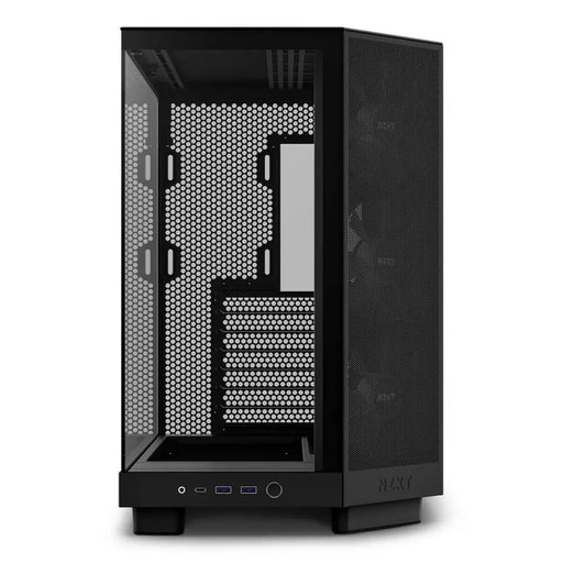 ATX полу-висока кутия NZXT H6 Air Flow Черен