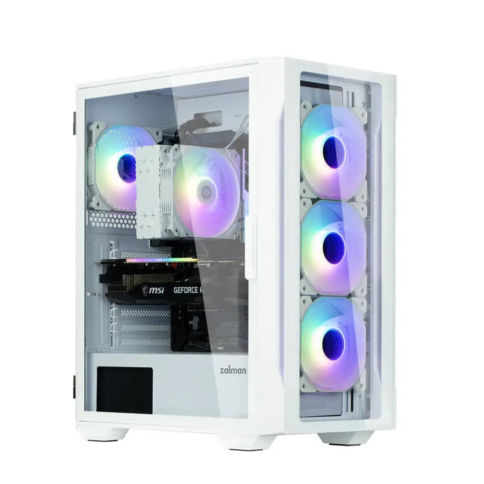 ATX полу-висока кутия Zalman I3 NEO TG WHITE Бял