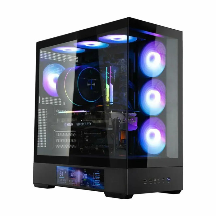 ATX полу-висока кутия Zalman P40 DS BLACK Черен