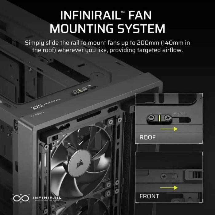 ATX полу-висока кутия Corsair Черен