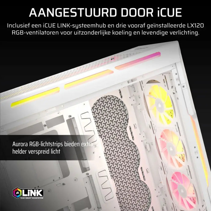 ATX полу-висока кутия Corsair Бял