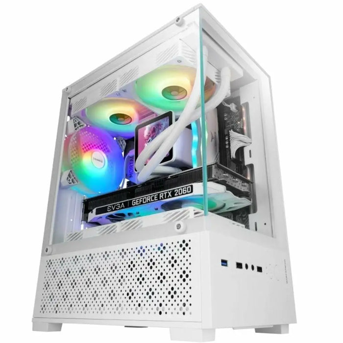 ATX полу-висока кутия Mars Gaming MC-SE2 Бял