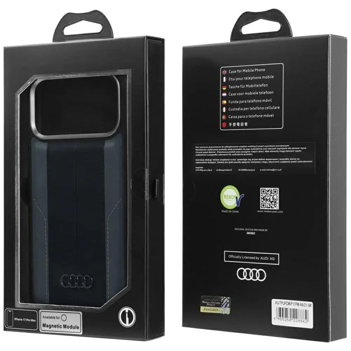 Audi A6 Synthetic Leather MagSafe Case за iPhone 17 Pro Max