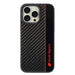 Audi Carbon Fiber Stripe iPhone 16 Pro Max 6.9’’ черен