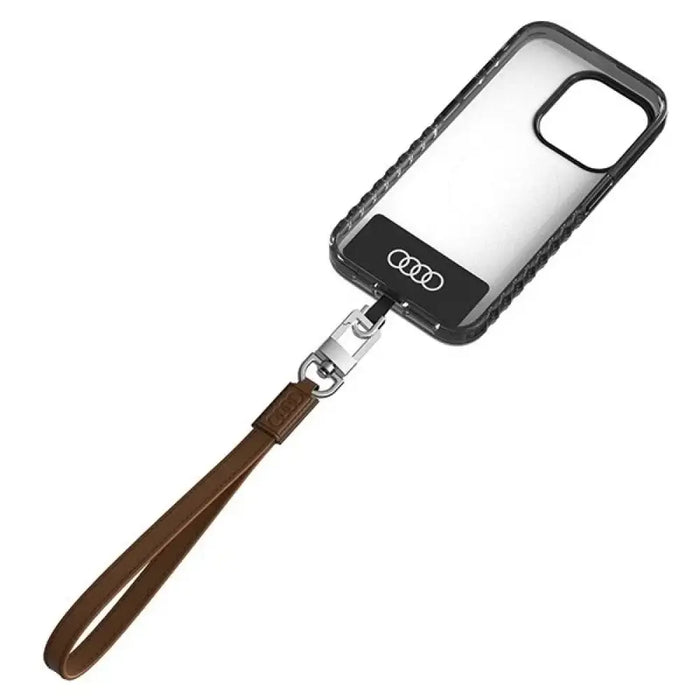 Audi Crossbody кожен универсален ремък 28cm x 10mm - кафяв