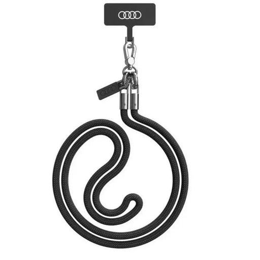 Audi Crossbody Leash Universal 120cm x 6mm - черен