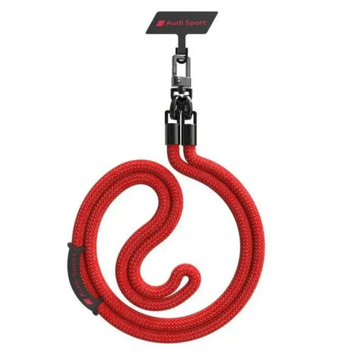 Audi Crossbody Universal Leash 120cm x 10mm - Червен