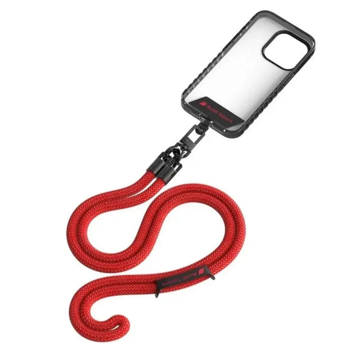 Audi Crossbody Universal Leash 120cm x 10mm - Червен
