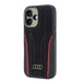 Audi Genuine Leather MagSafe iPhone 16 6.1’’ black-red