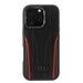 Audi Genuine Leather MagSafe iPhone 16 Pro 6.3’’ black-red