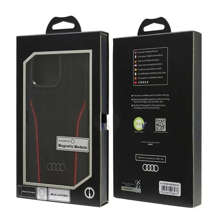Audi Genuine Leather MagSafe iPhone 16 Pro Max 6.9’’