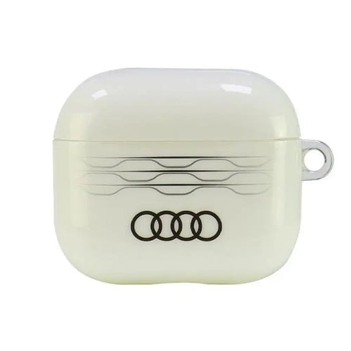 Audi IML Geometric Pattern AirPods 3 Case - бял